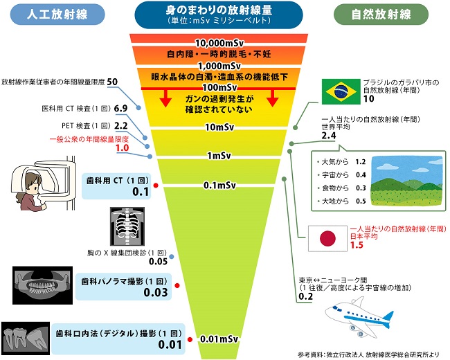 検査時間が短く被曝量も少ない